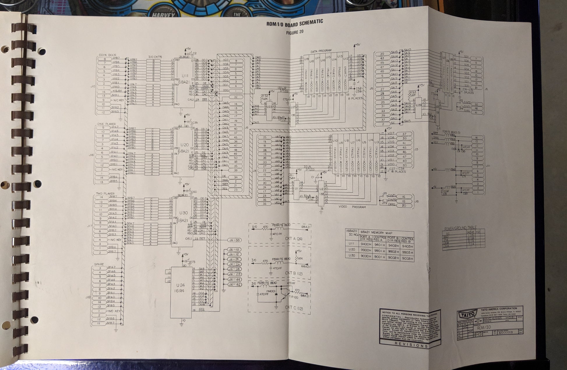 Zoo Keeper- Taito - Manual - Schematics - Instructions - Used Copy