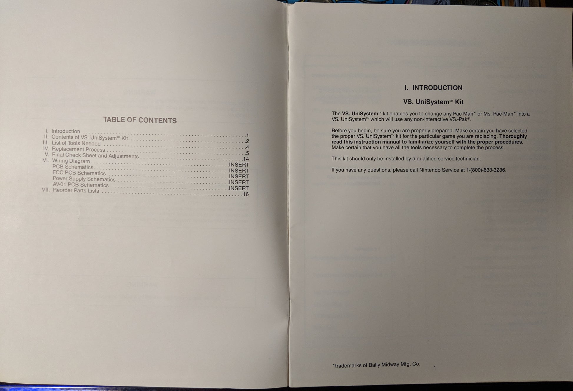 Pac-Man Ms. Pac-Man- Nintendo - Manual - Schematics - Instructions - Used Copy