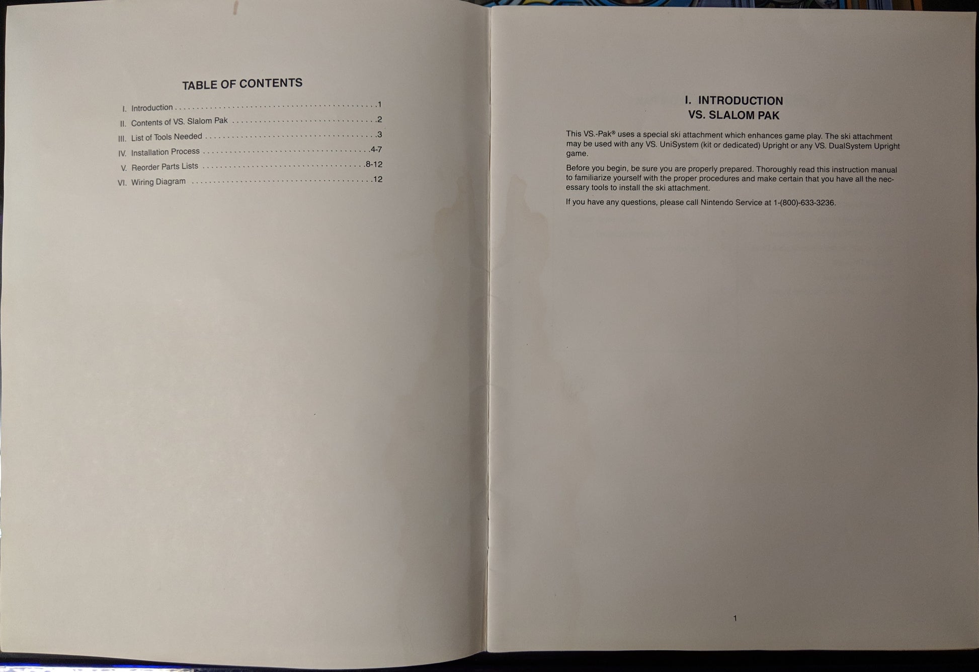 Slalom- Nintendo - Manual - Schematics - Instructions - Used Copy