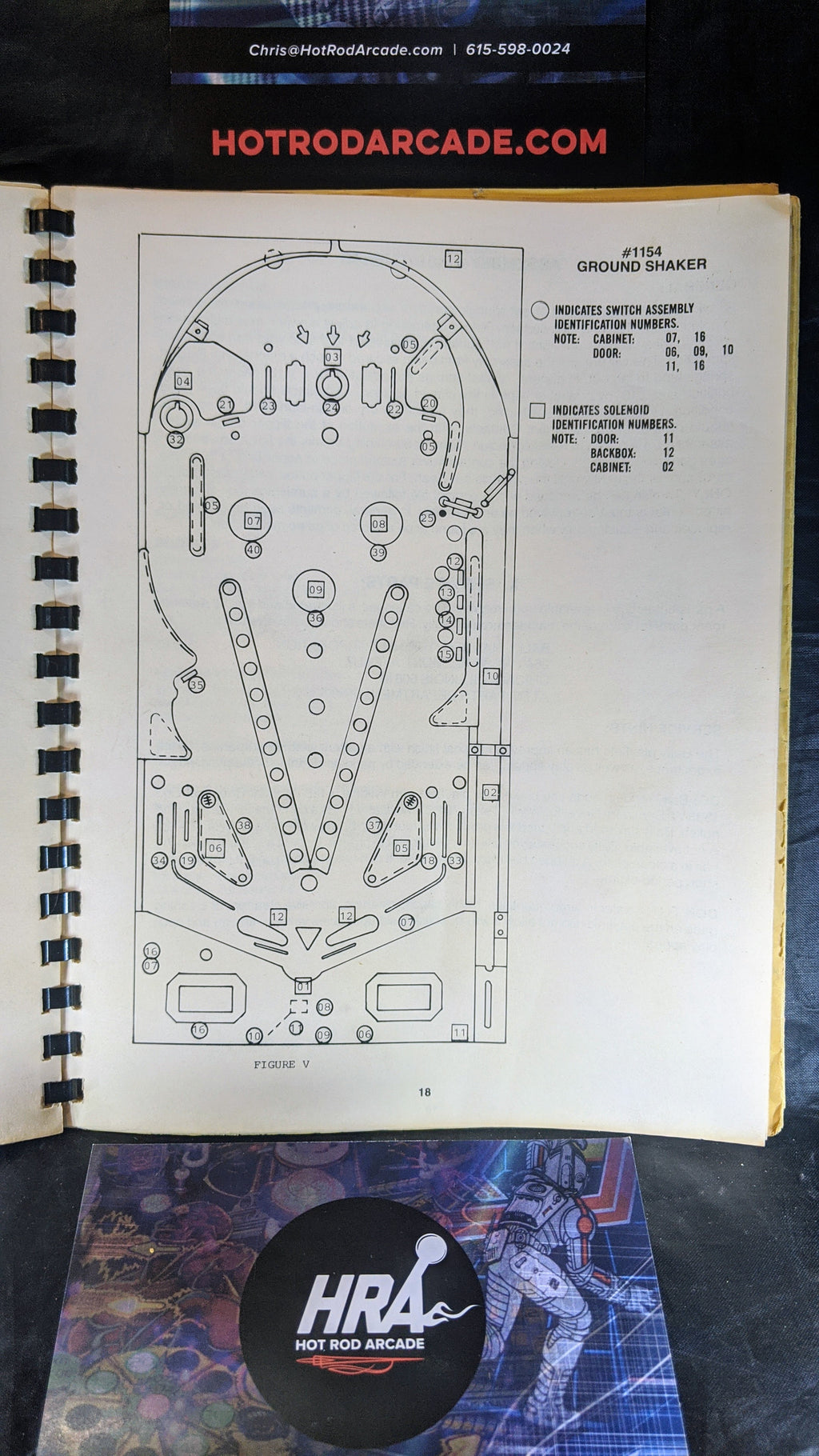 Ground Shaker - Bally - Pinball Manual - Schematics - Instructions - Used Copy