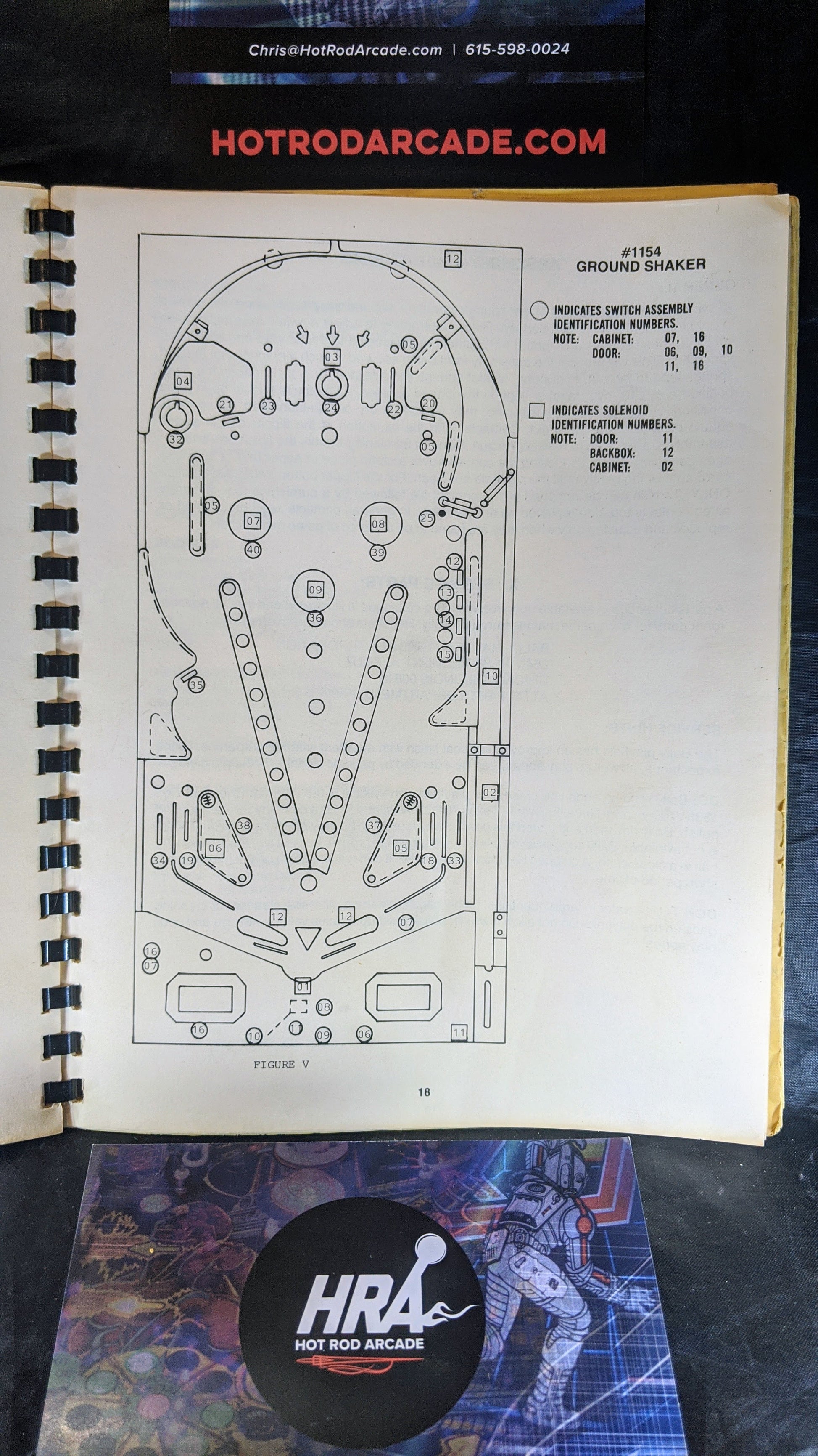 Ground Shaker - Bally - Pinball Manual - Schematics - Instructions - Used Copy
