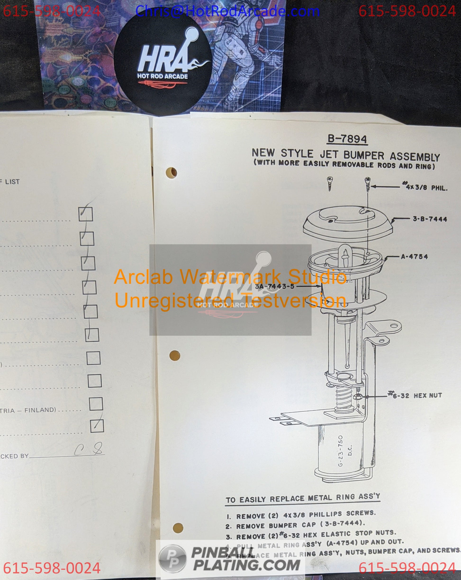 Space Mission - Williams - Pinball Manual - Schematics - Instructions - Used Copy