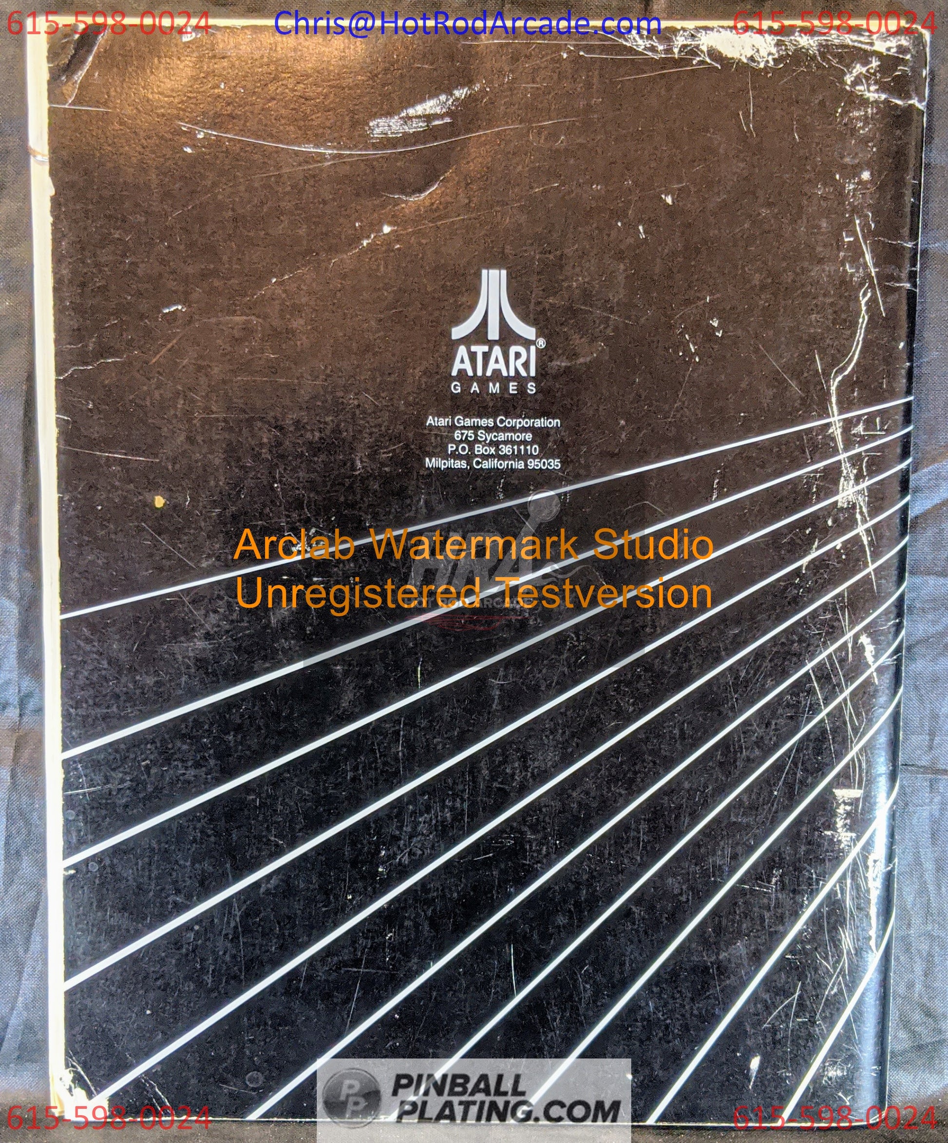 Road Blasters - Atari - Arcade Manual - Schematics - Instructions - Used Copy