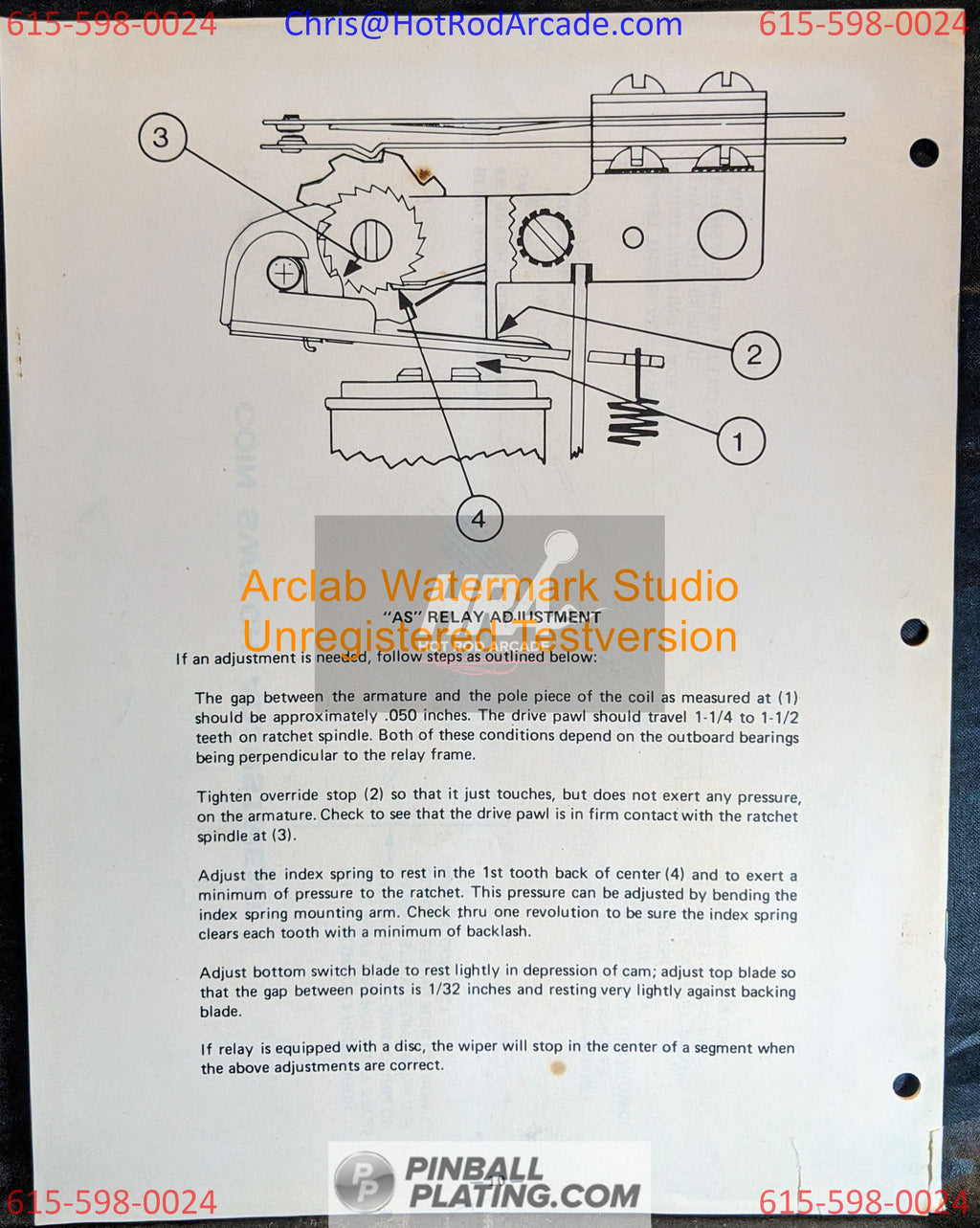 Buccaneer - Gottlieb - Pinball Operations Manual - Instructions - Used Copy
