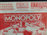 Monopoly - Stern - Pinball Manual  - Schematics - Instructions -Used Copy