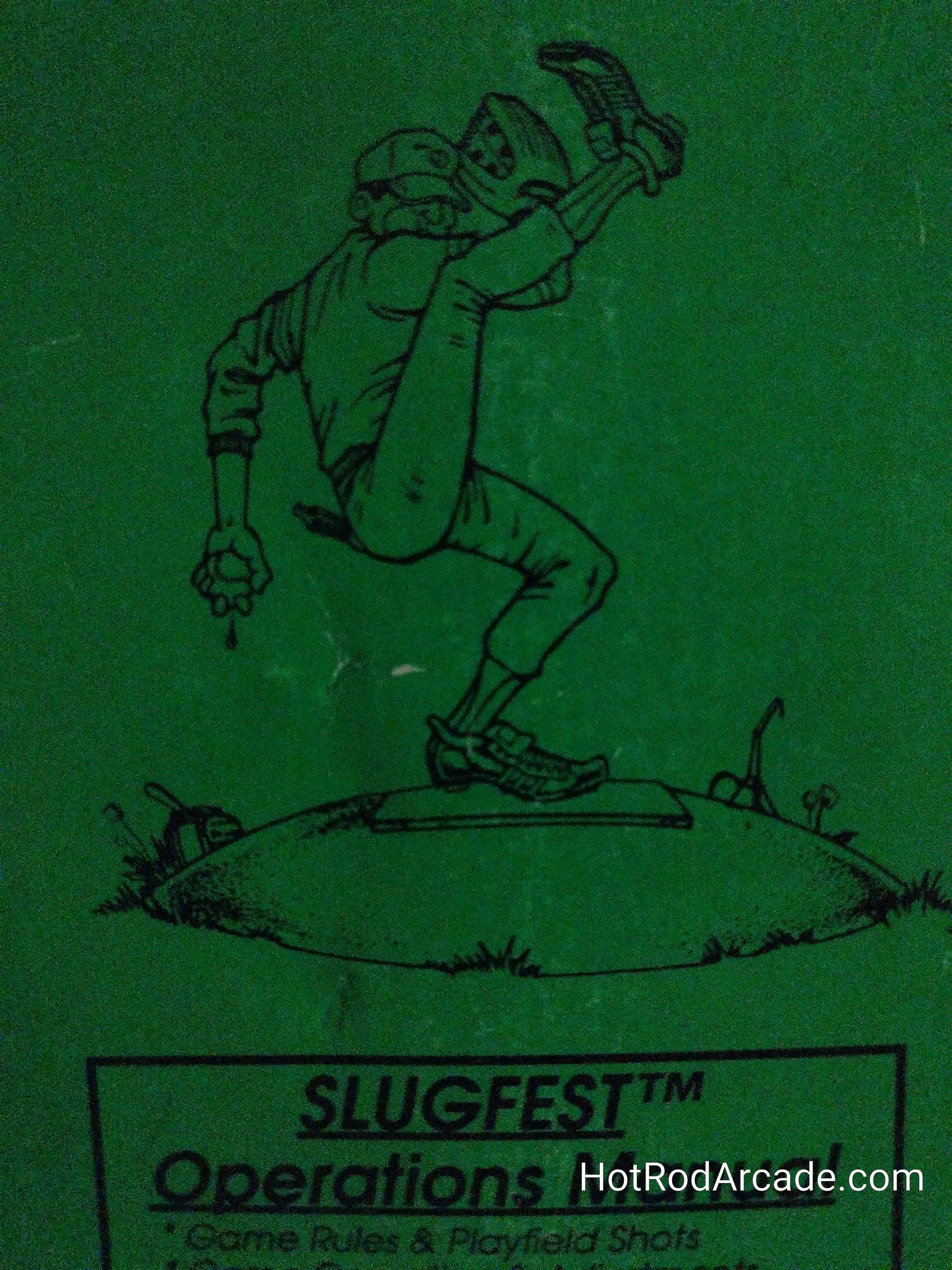 Slugfest  - Williams - Pinball Manual - Schematics -Used Copy