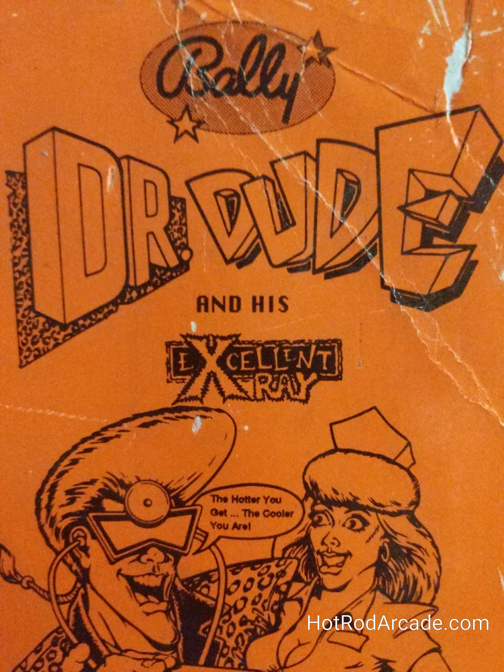 Dr Dude and His Excellent X Ray - Bally - Pinball Manual  - Schematics - Instructions - Used Copy