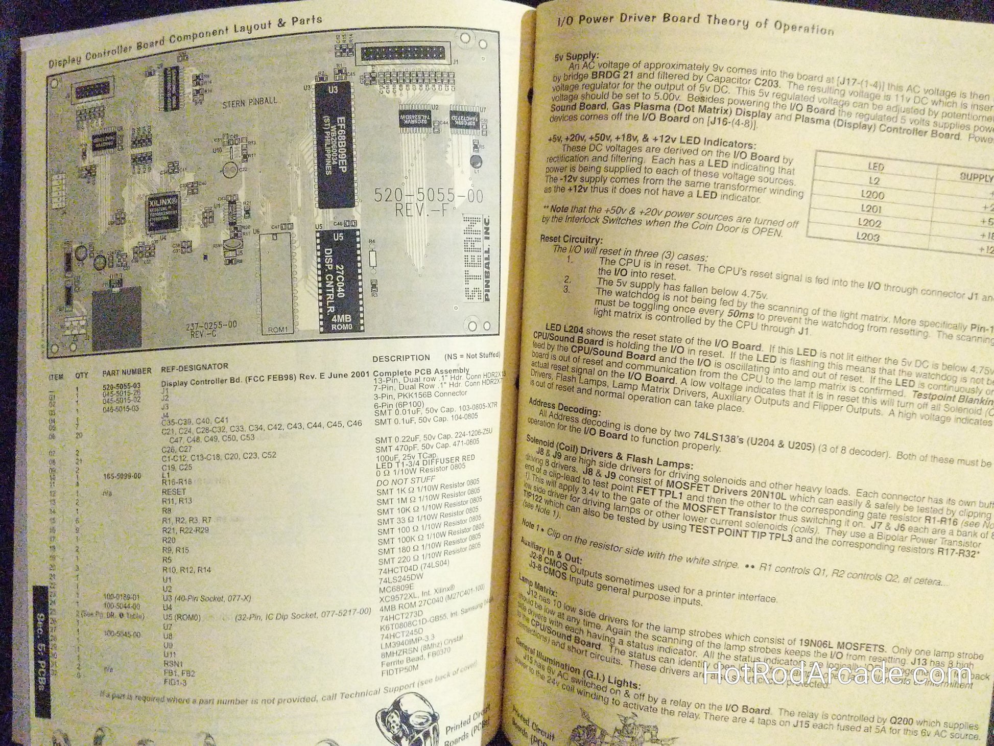 The Lord of the Rings - Stern - Pinball Manual  - Schematics - Instructions - Used Copy