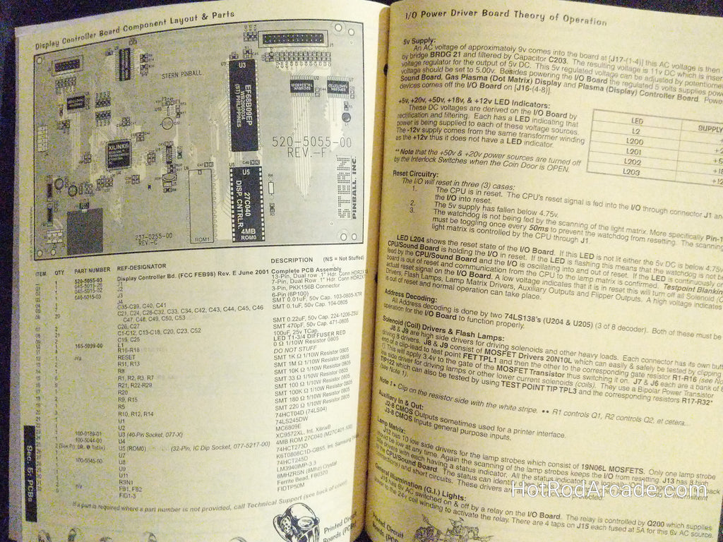 The Lord of the Rings - Stern - Pinball Manual  - Schematics - Instructions - Used Copy