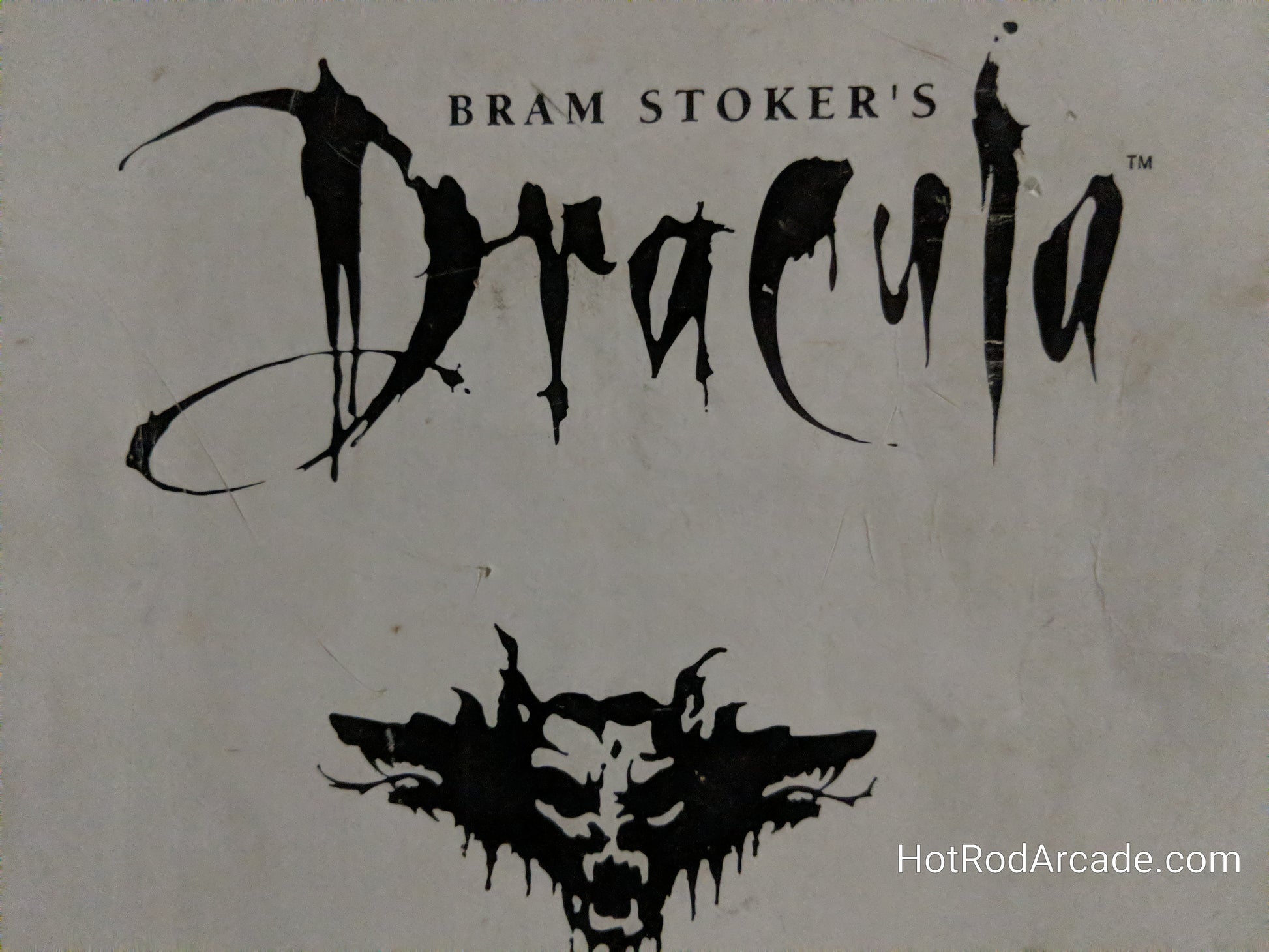 Bram Stoker's Dracula - Williams - Pinball Operations Manual  - Instructions - Used Copy