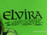 Elvira and the Party Monsters- Bally - Pinball Manual  - Schematics - Instructions - Book - Used Copy