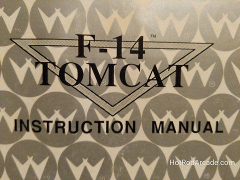 F-14 Tomcat (Copy #2) - Williams - Pinball Manual - Schematics - Instructions - Used Copy
