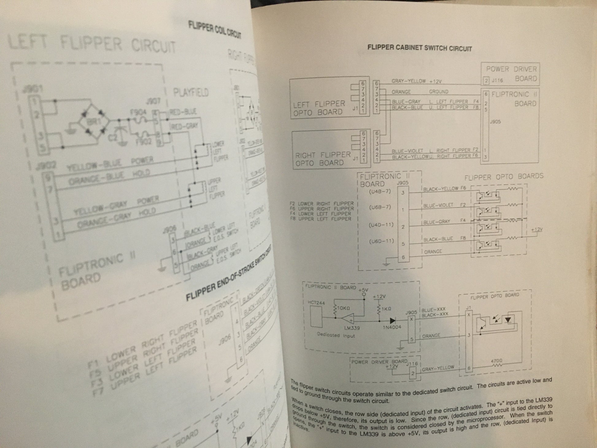 No Fear - Williams- Operations Pinball Manual- Instructions - Used