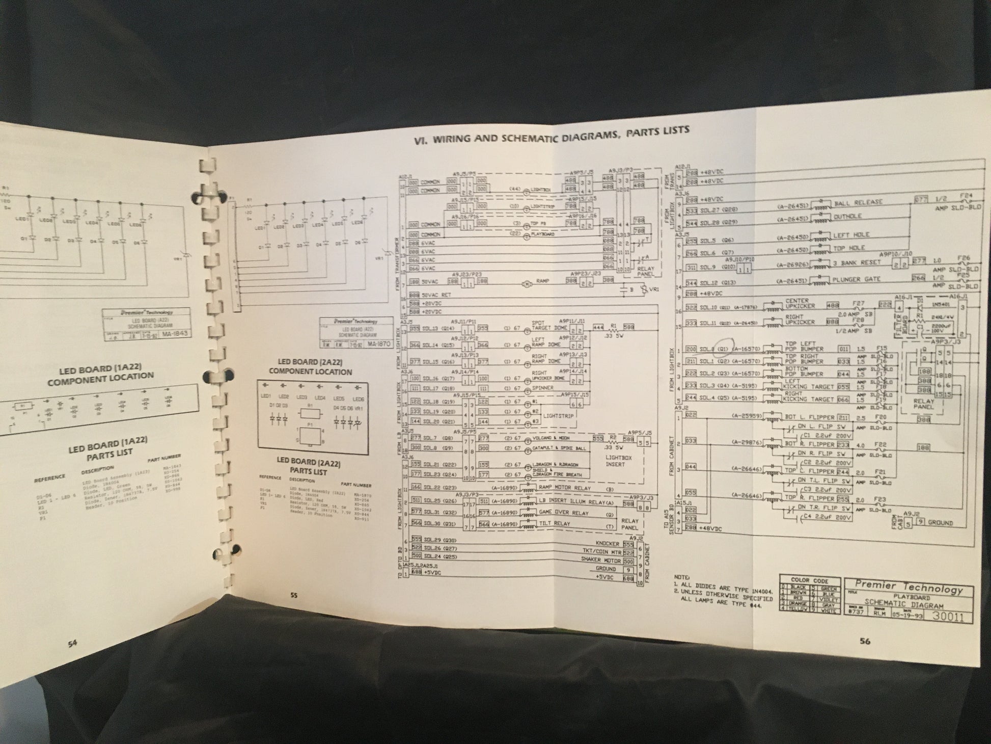 Gladiators - Gottlieb - Pinball Manual  - Schematics - Instructions - Used Copy