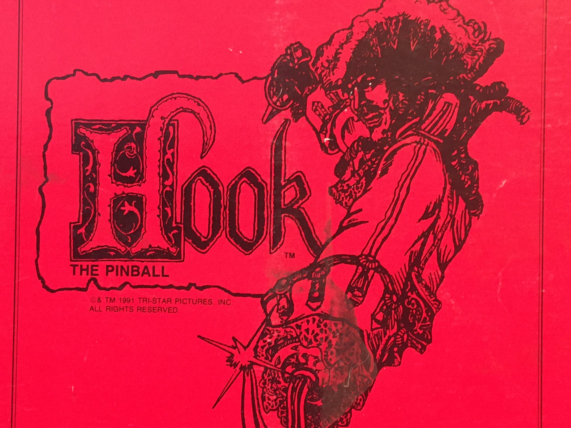 Hook: The Pinball - Data East- Pinball Manual  - Schematics - Parts - Used
