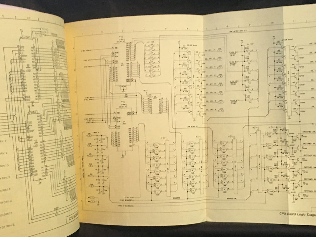 Hook: The Pinball - Data East- Pinball Manual  - Schematics - Parts - Used