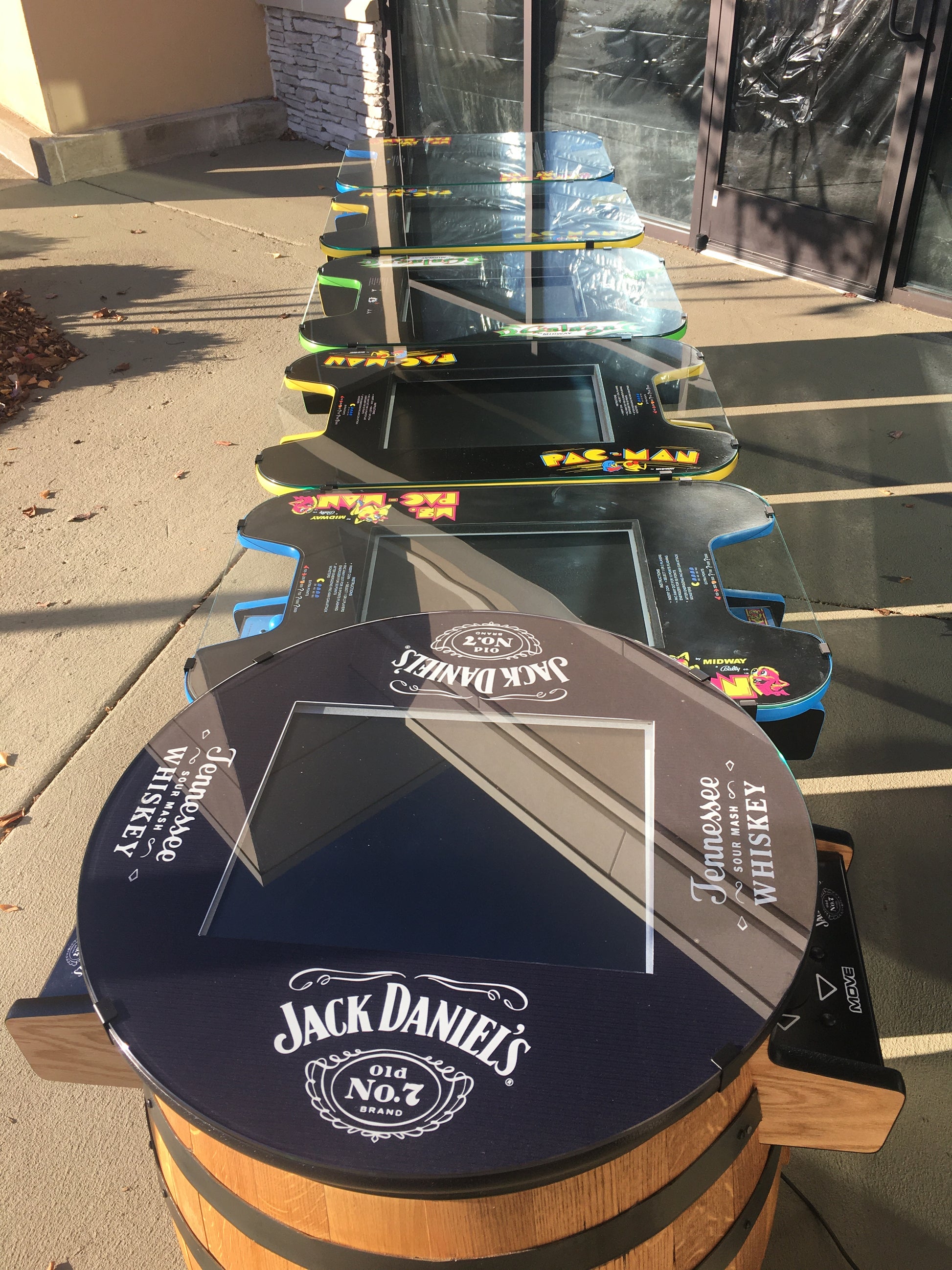 Tennessee Whiskey Barrel Multigame - Sixty Classic Games in One Unit - 1 Year Warranty! Used Barrel