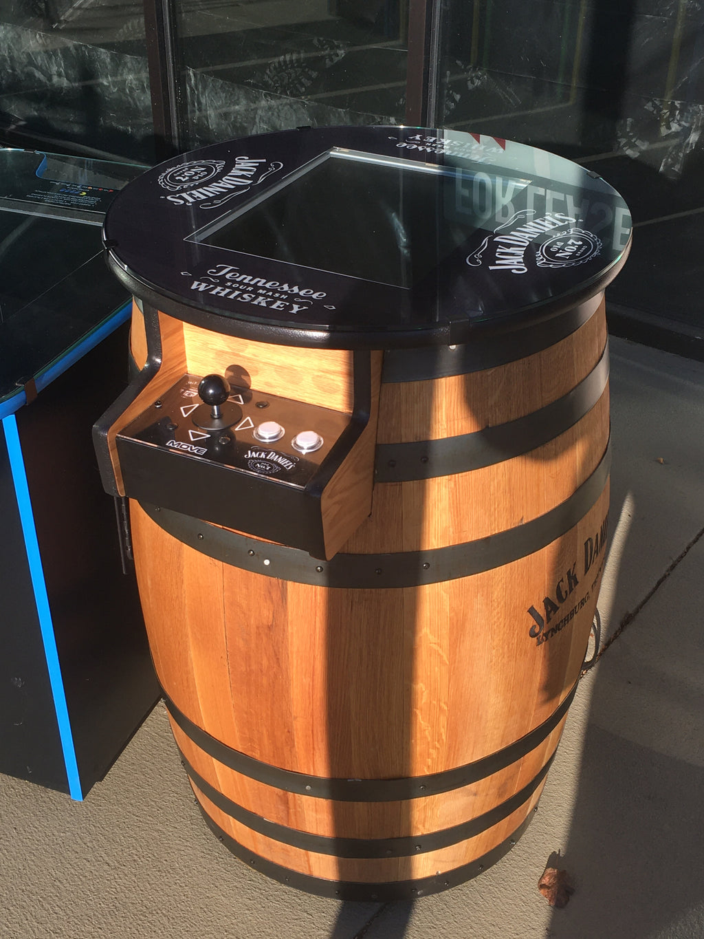 Tennessee Whiskey Barrel Multigame - Sixty Classic Games in One Unit - 1 Year Warranty! Used Barrel