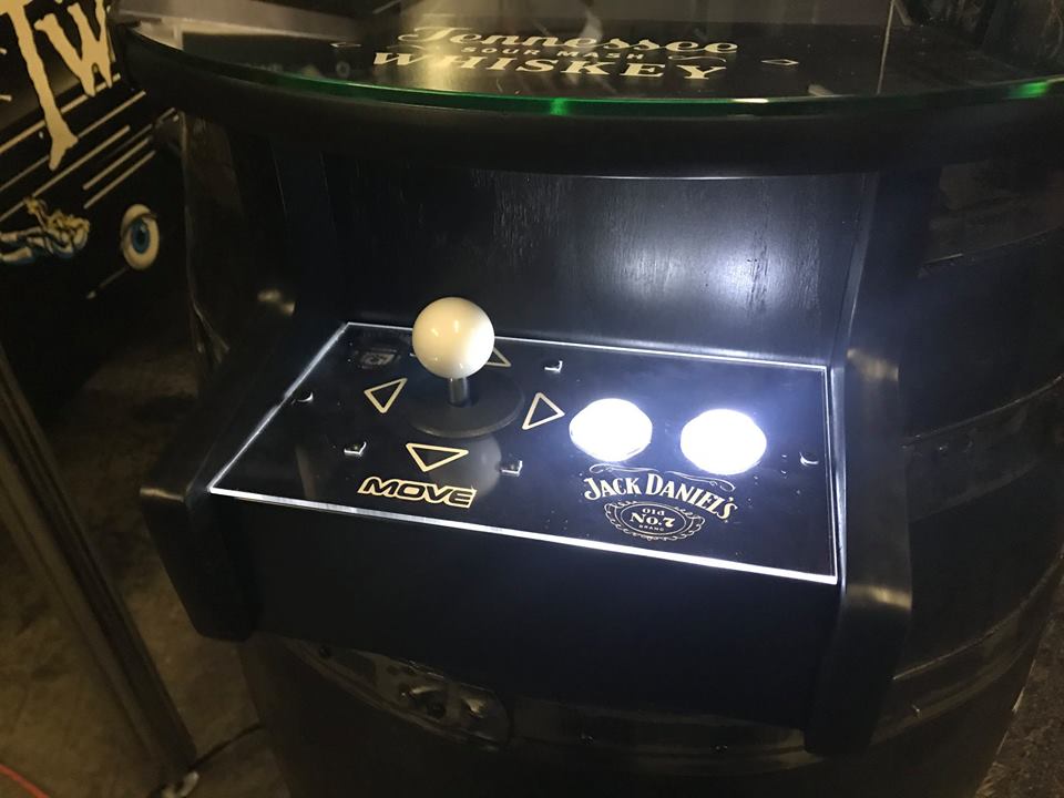 Tennessee Whiskey Barrel Multigame - Sixty Classic Games in One Unit - 1 Year Warranty! Used Barrel